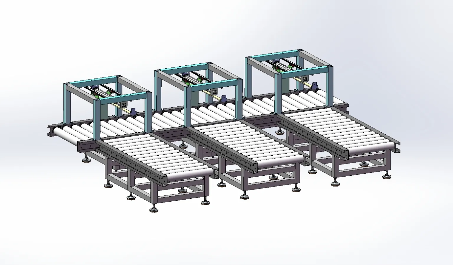 M6699-物流分拣输送机构设计[含SW三维图]
