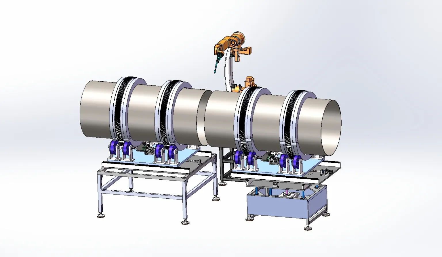 M6700-圆管焊接平台机械设计[含SW三维图]