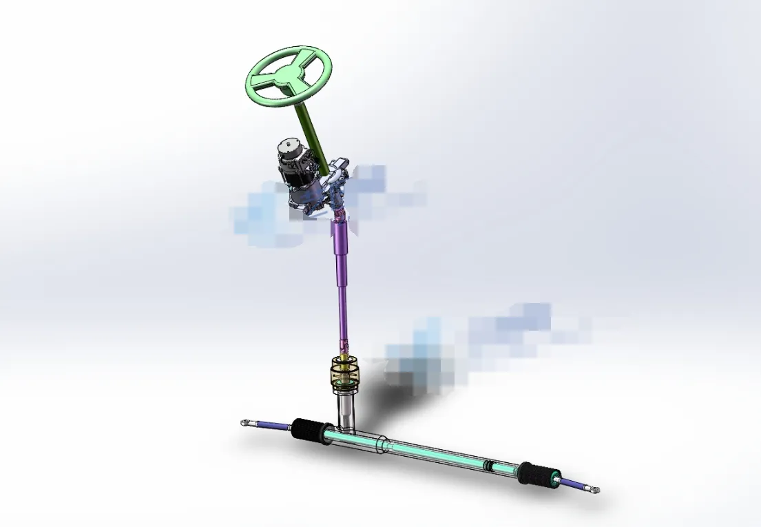 M6708-电动助力转向器机械设计[含SW三维图]