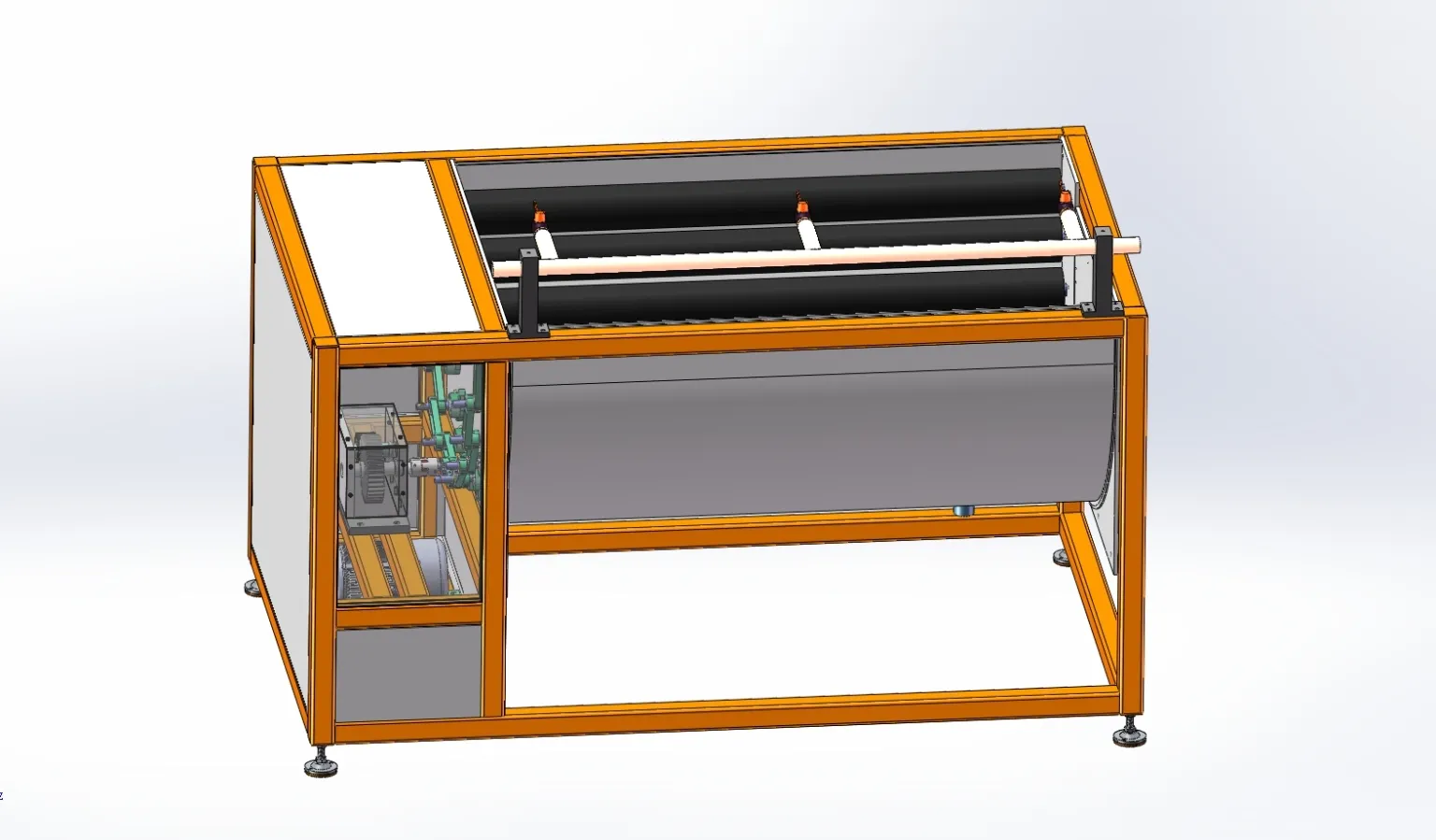 M6720-马铃薯清洗机设计[含SW三维图]