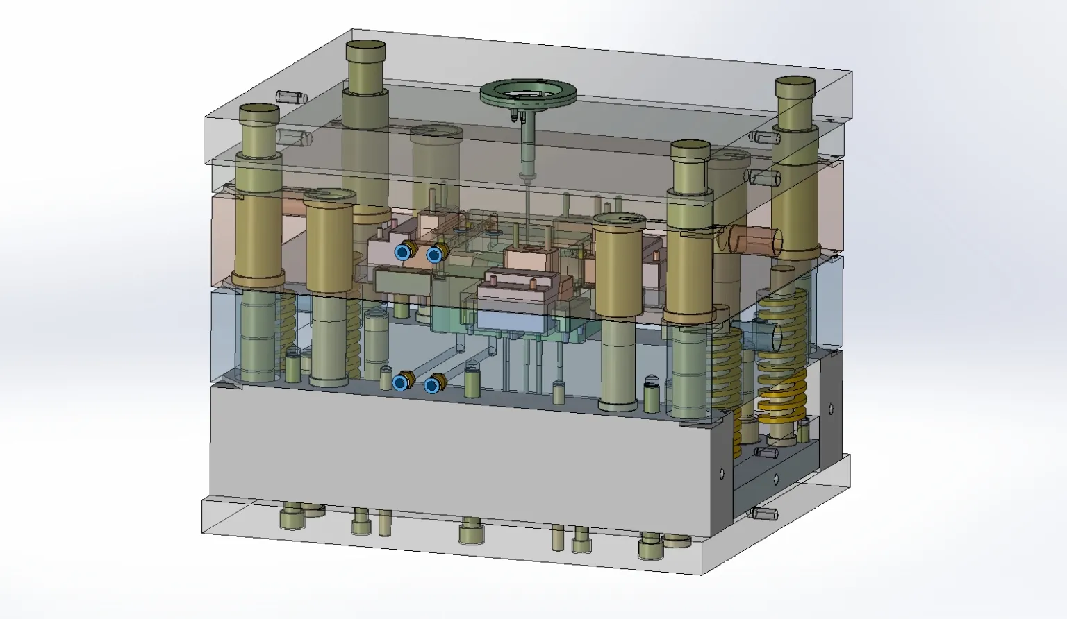 M6731-雾化器面罩内芯塑料模具设计[含SW三维图]