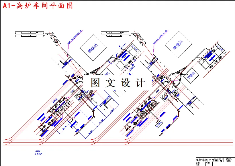 高炉车间平面图