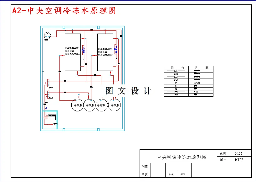 中央空调冷冻水原理图