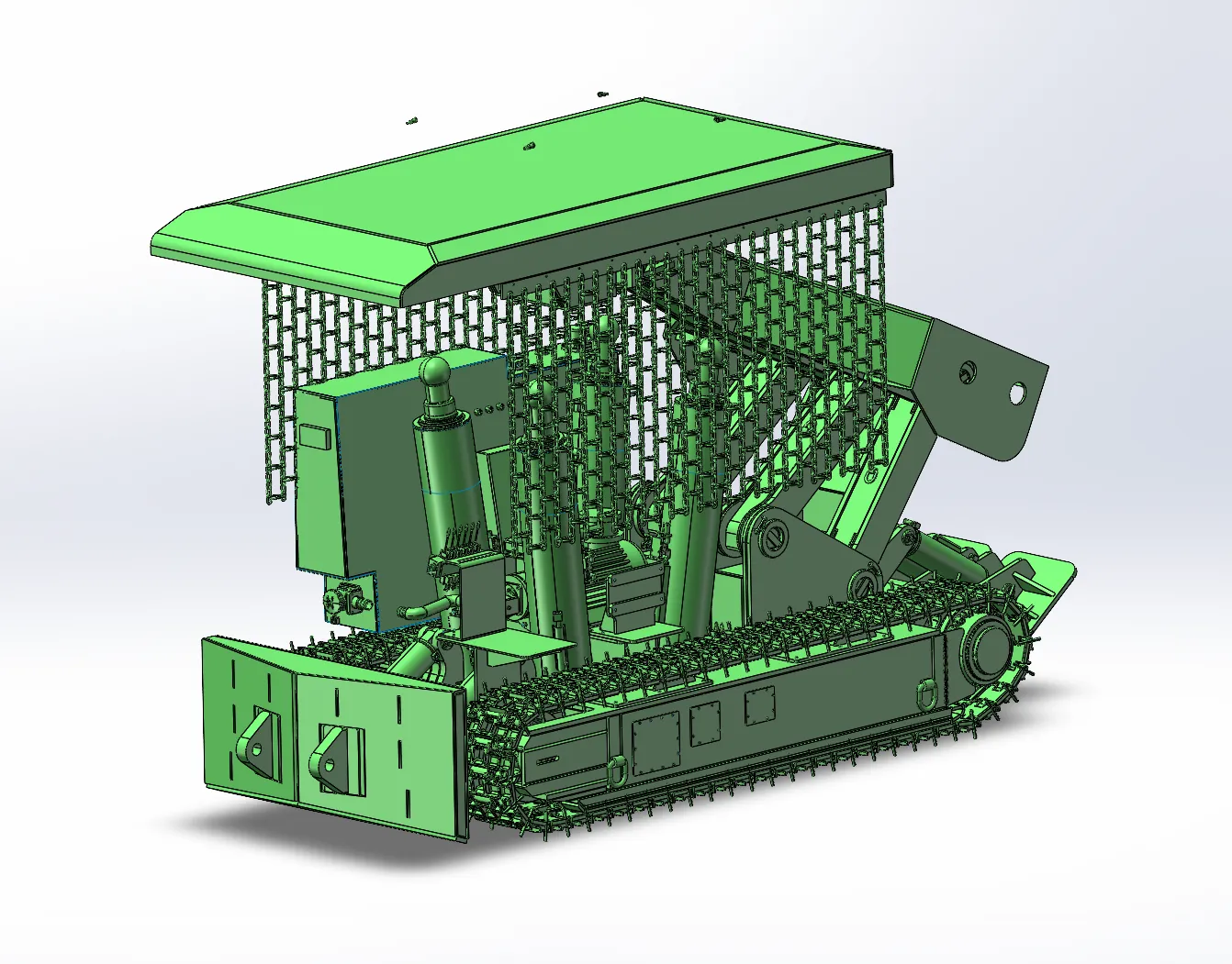 M7465-履带行走式液压支架液压系统设计[含SW三维图]