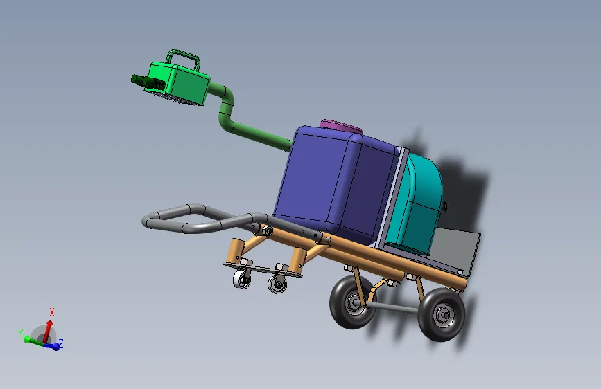 JJ2679-金银花采摘机设计[含SW三维图]