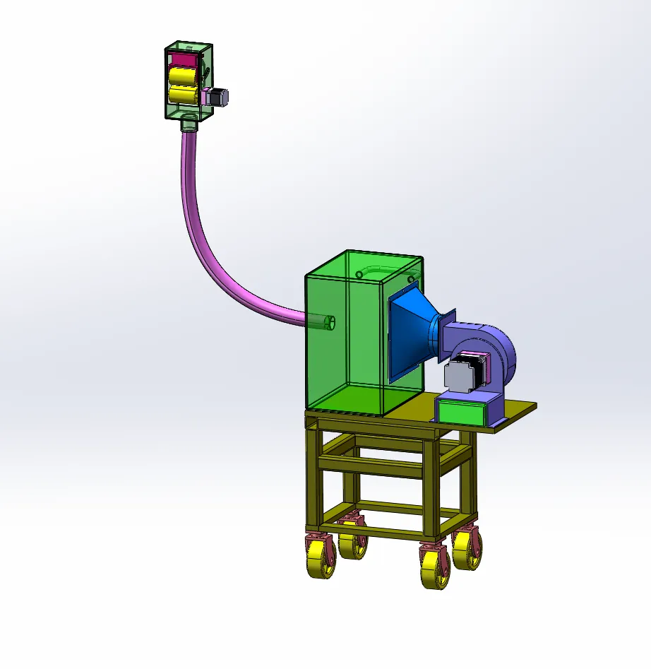 M7522-气吸金银花采摘机设计[含SW三维图]
