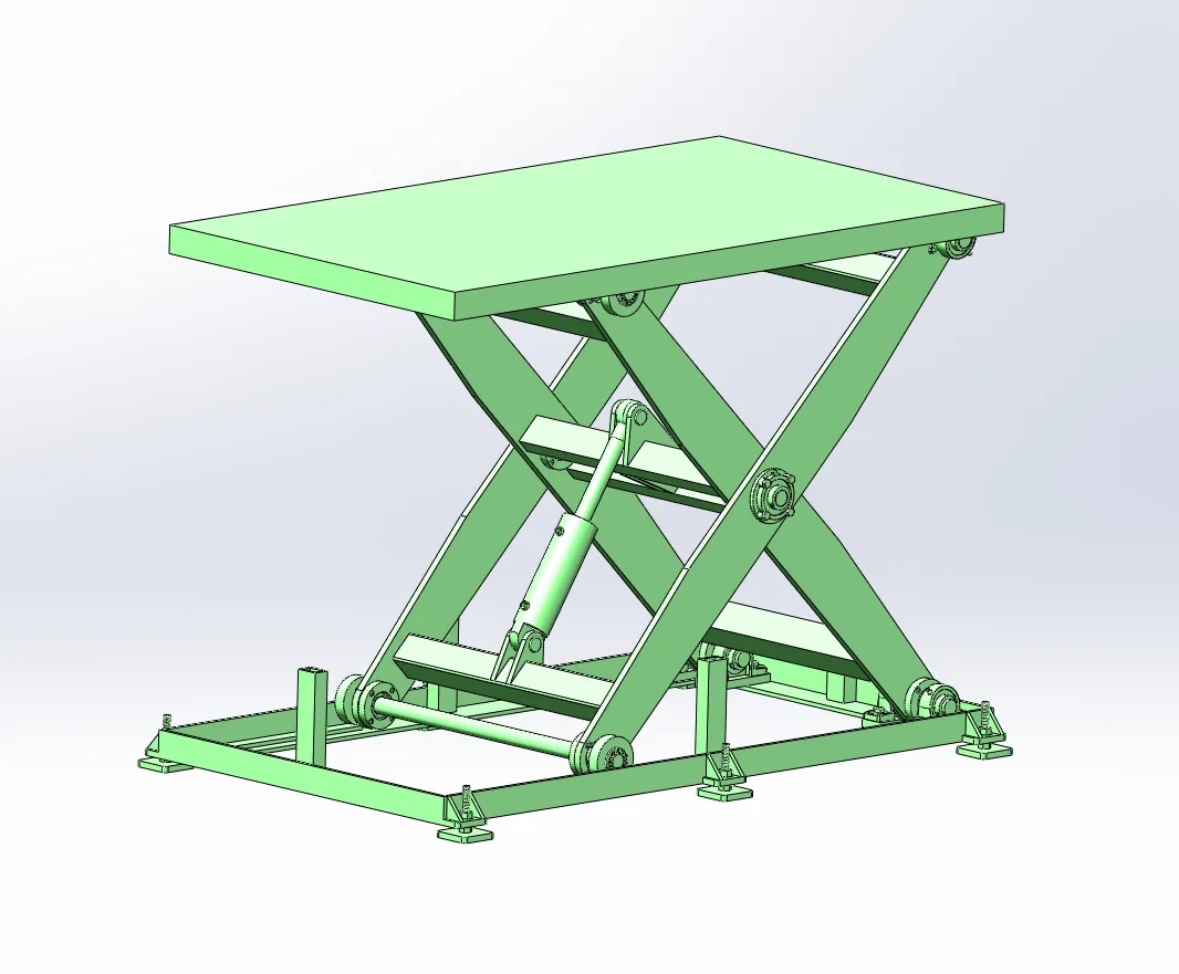 M7551-液压剪叉式升降机设计[含SW三维图]