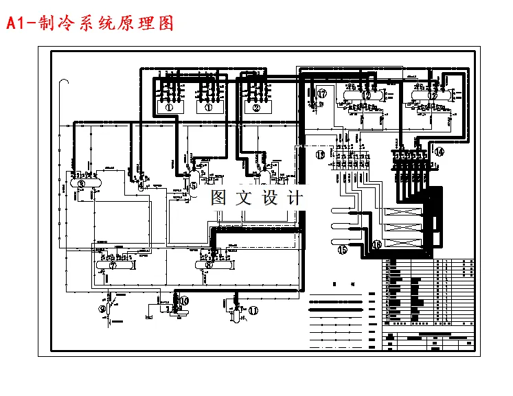 制冷系统原理图