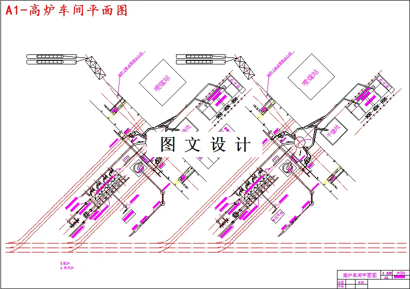 高炉车间平面图