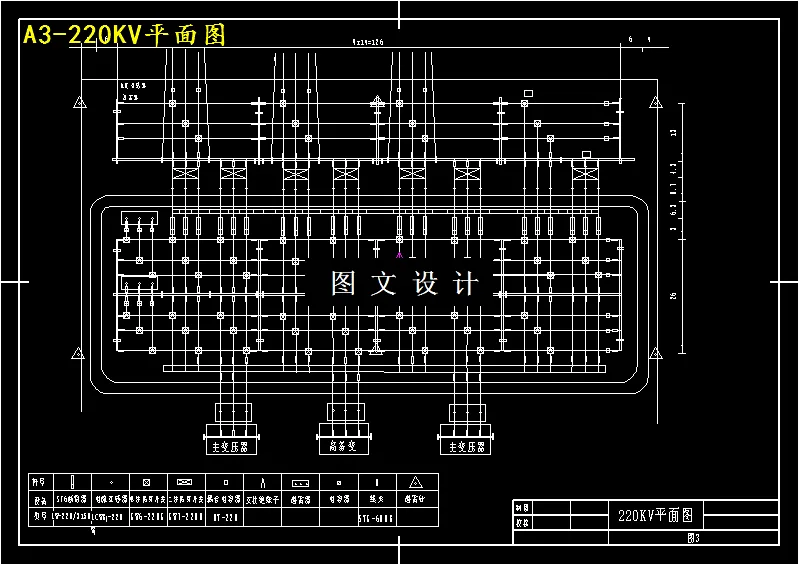 220KV平面图