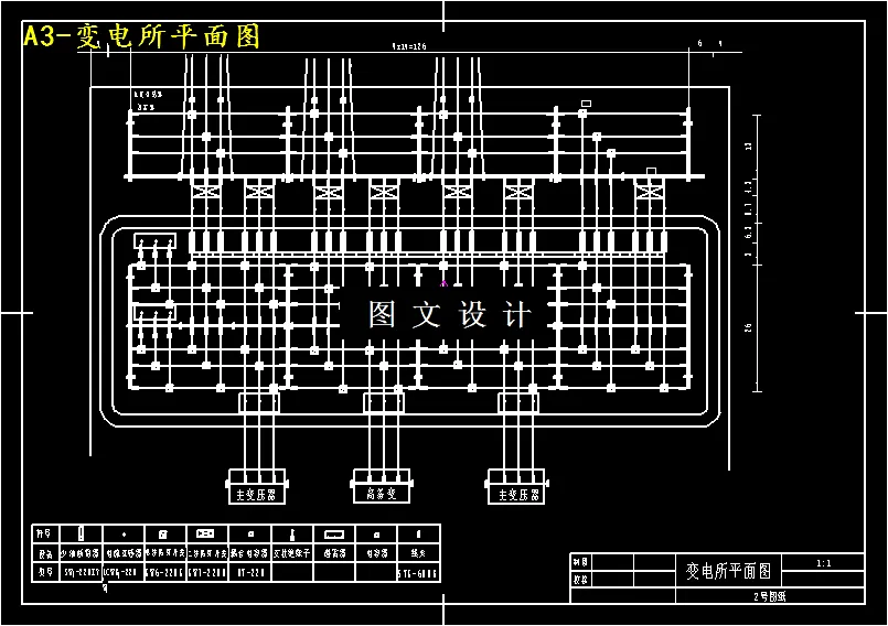 变电所平面图