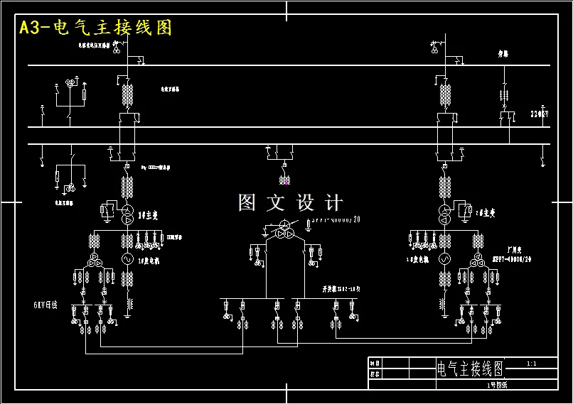 M4187-2×200MW发电厂工程电气部分初步设计