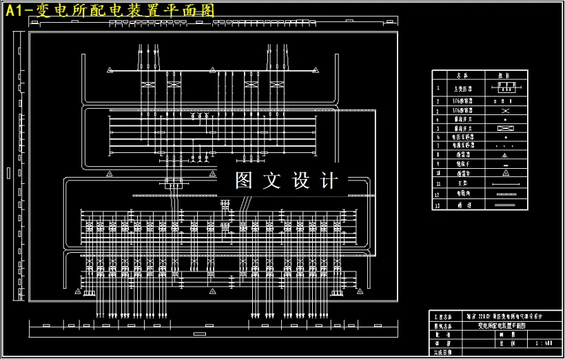 配电装置平面图