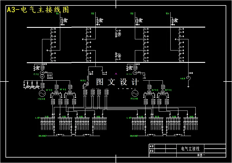 M4190-2×600MW发电厂电气部分初步设计