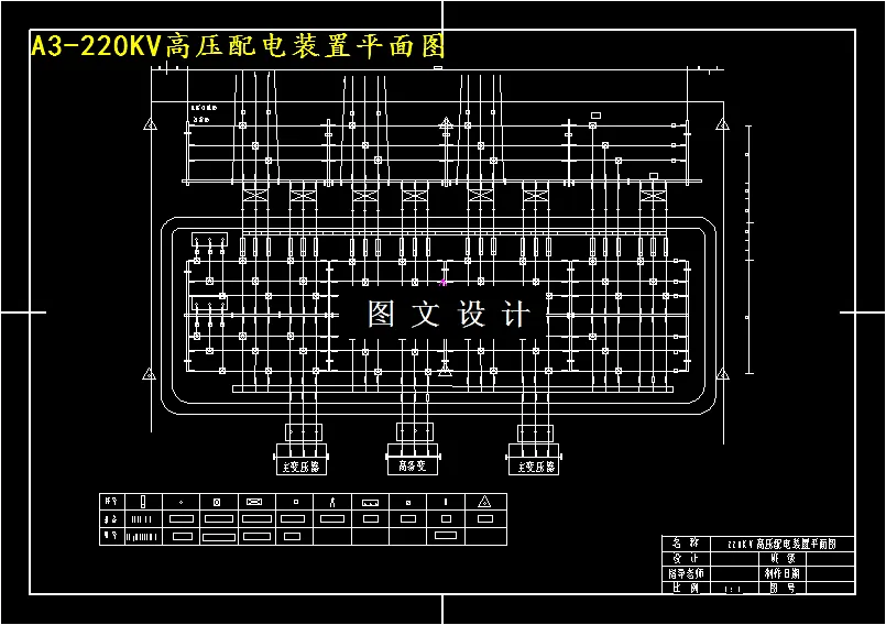 高压配电装置平面图