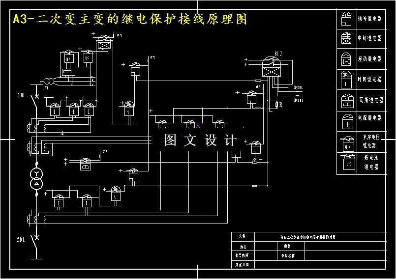 继电保护接线原理图