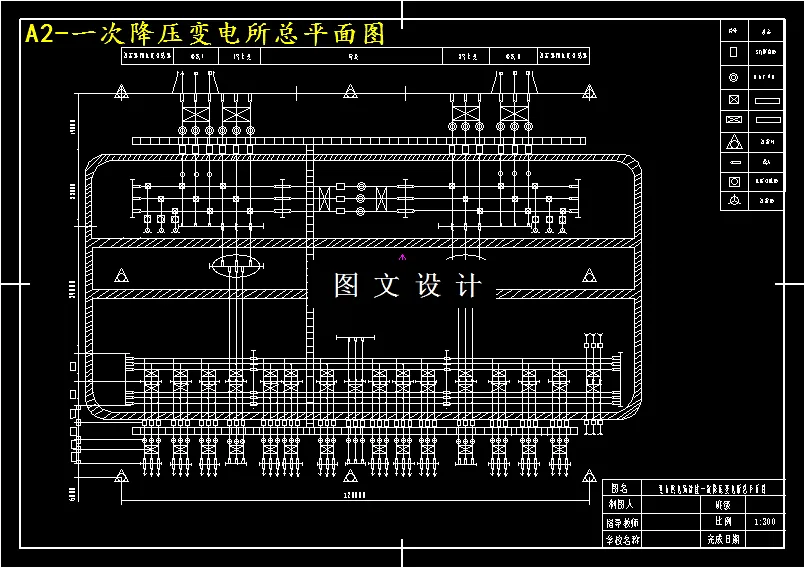 变电所总平面图