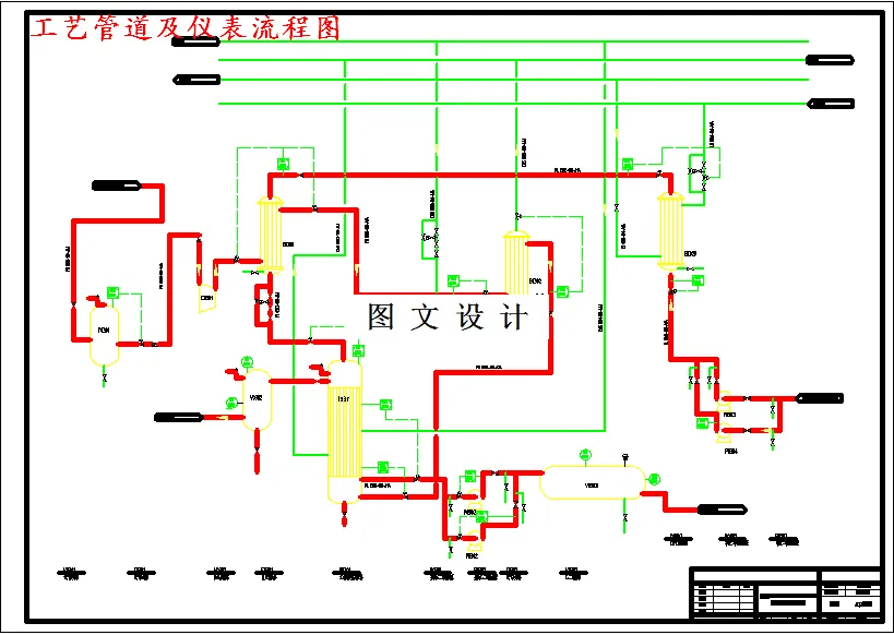 工艺管道及仪表流程图