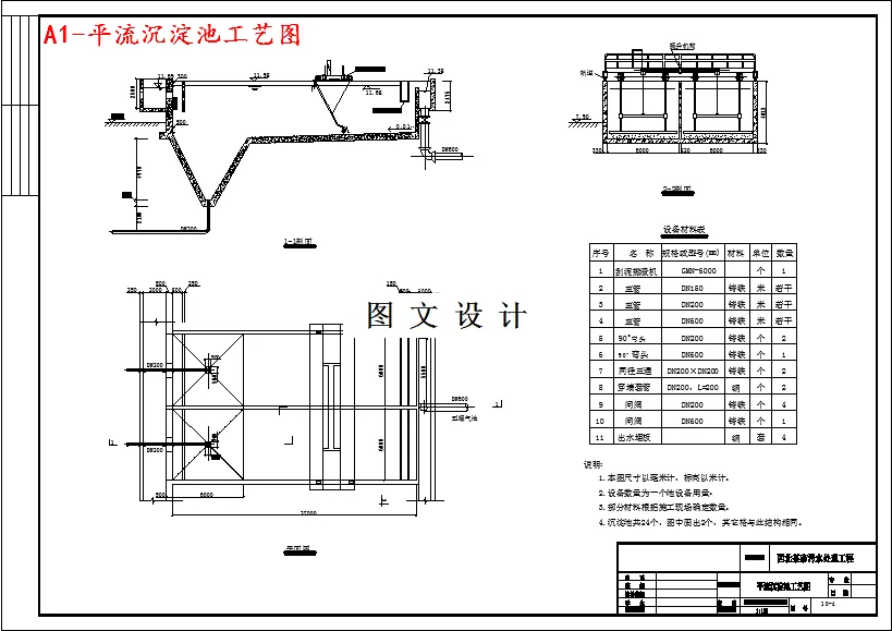 平流沉淀池工艺图