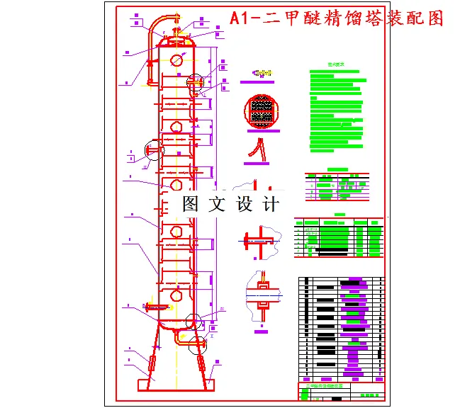 M4823-22万吨年甲醇制二甲醚工艺精馏塔的设计