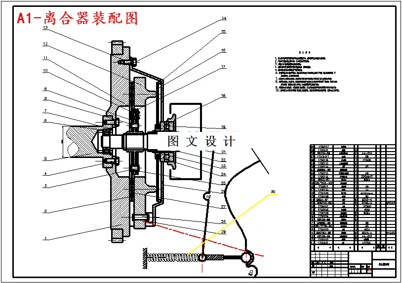 M5033-坚盾牌客货两用车离合器设计