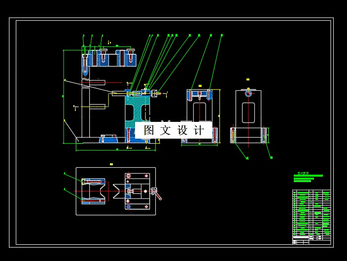 主轴钻床夹具总成