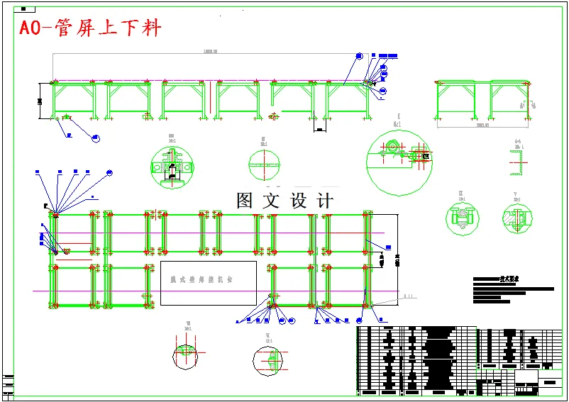 管屏上下料
