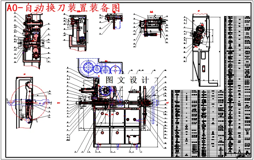 自动换刀装置装备图