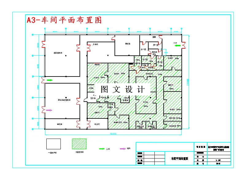 车间平面布置图