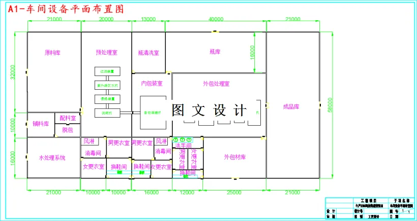 车间设备平面布置图