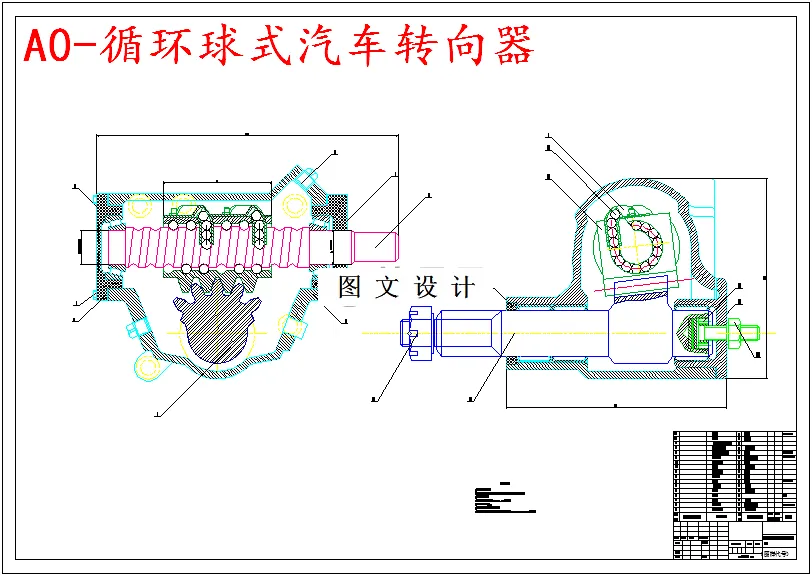 M5437-轻型越野汽车循环球式转向器设计