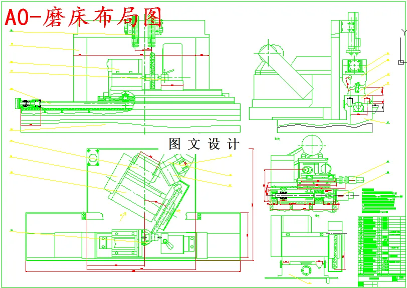 M5495-摆线轮成型磨削机床砂轮架设计