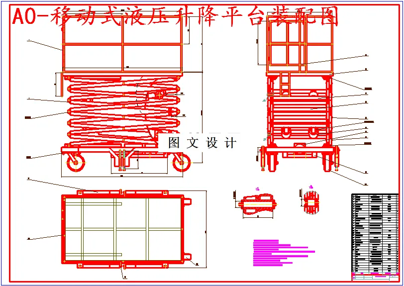M5631-移动式液压升降平台的设计