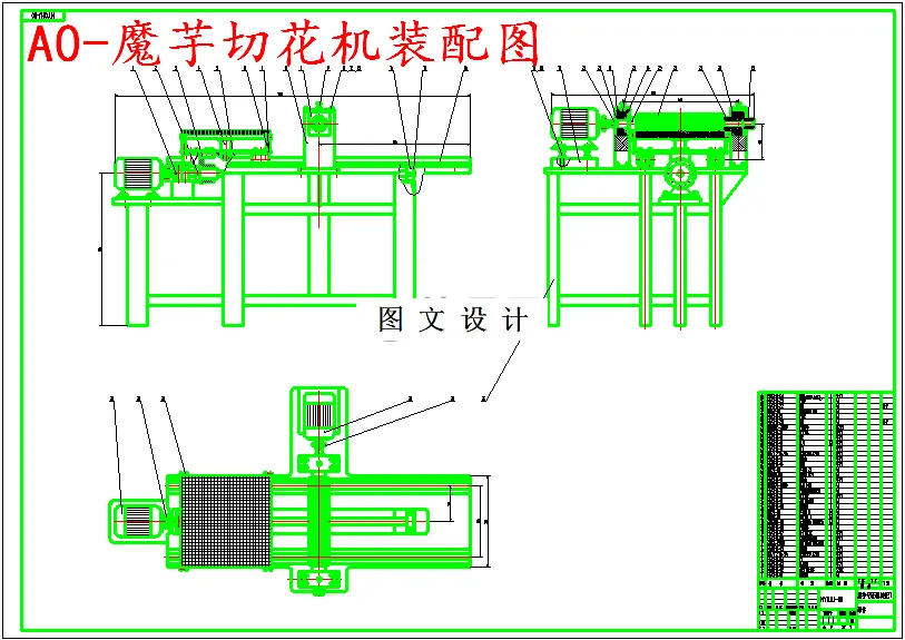 M5757-魔芋切花机设计