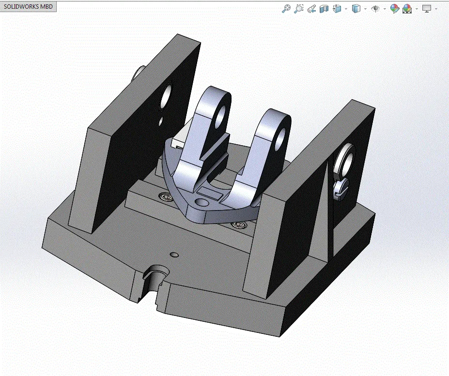 M8801-操纵杆支架加工工艺及镗20孔夹具设计【含SW三维图】