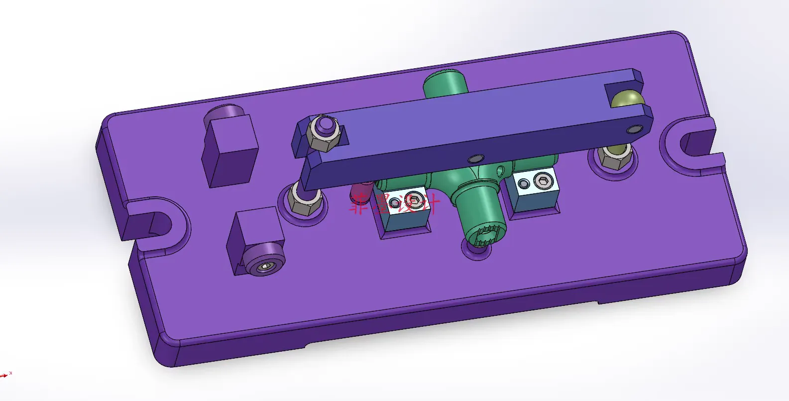 M8821-十字轴加工工艺及铣两侧面夹具设计【含SW三维图】