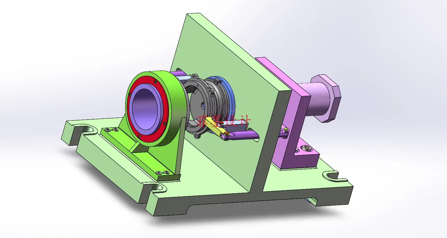M8867-连接座加工工艺及镗孔夹具设计-气动夹具【含SW三维图】