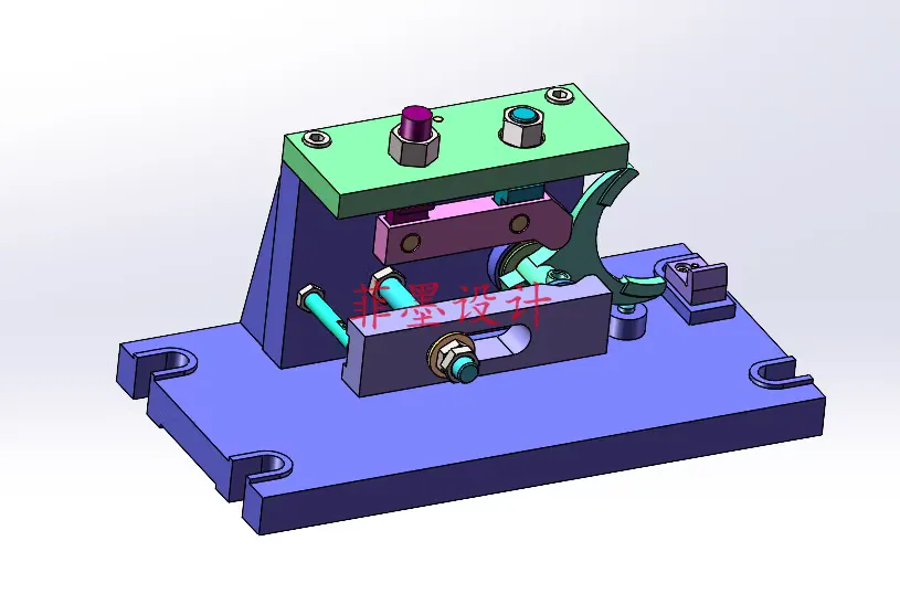 M8873-换挡叉加工工艺及铣叉脚两端面夹具设计【含SW三维图】