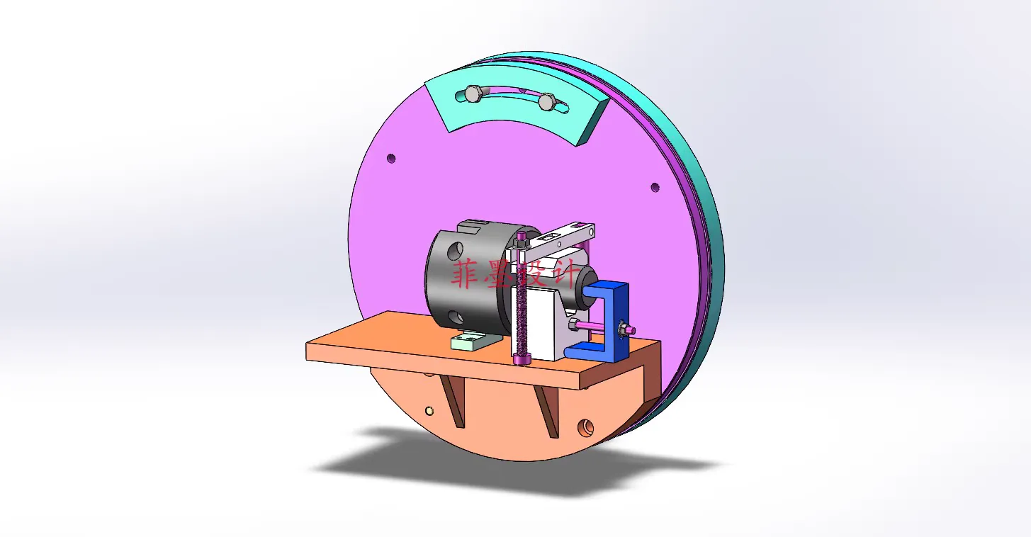 M9054-桥梁支座工艺及车2mm孔车床夹具设计【含SW三维图】