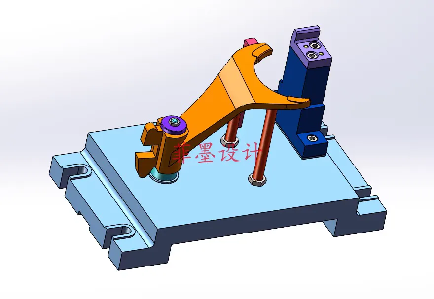 M9075-第四速及第五速变速叉[831011]工艺及铣叉口圆弧82夹具设计【含SW三维图】