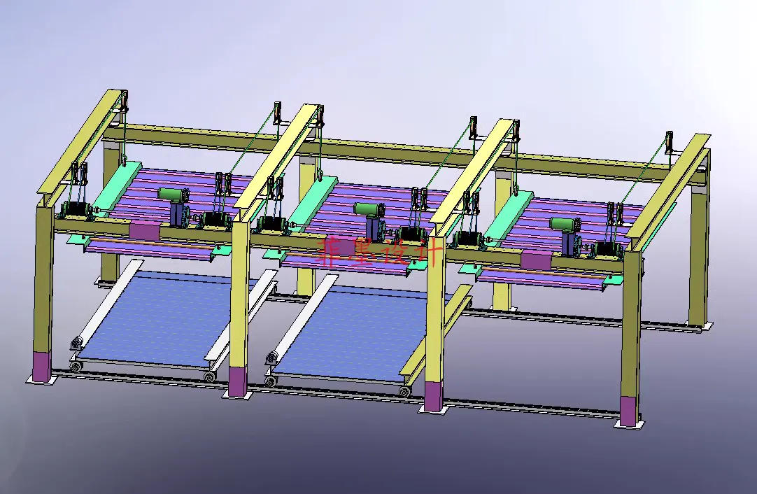 C24525-两层三列立体车库机械设计【含SW三维图】