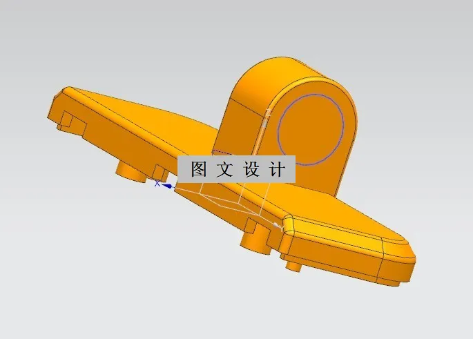 M8068-护眼灯底座后盖塑料模设计【含UG三维图】