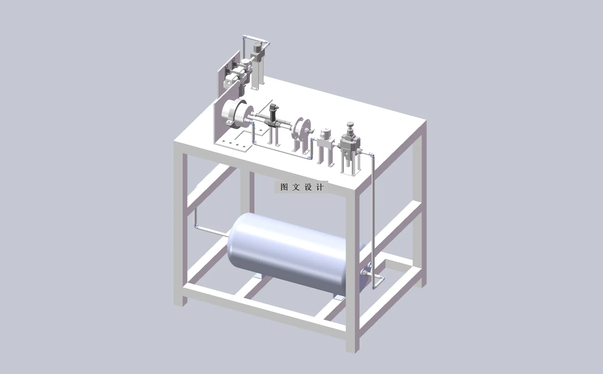 M9450-电控气压制动压力变化率测试台的结构设计【含三维图】