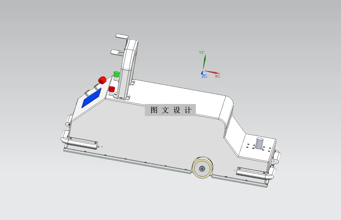 M9453-差动牵引式AGV设计【含三维图】