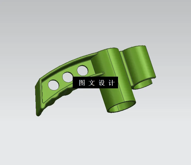 N1057-簸箕竿头手柄塑件注塑模设计【含UG三维图】