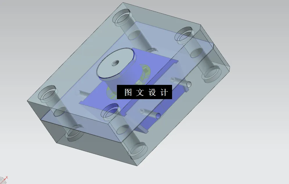 型芯-滑块-模板简图