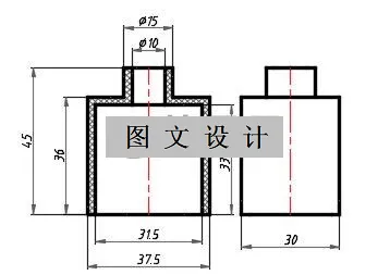 N1912-方罩壳注塑模设计-长37.5