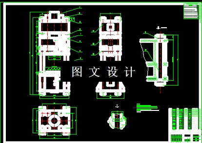 N2400-2000KN双动式实验压力机本体设计
