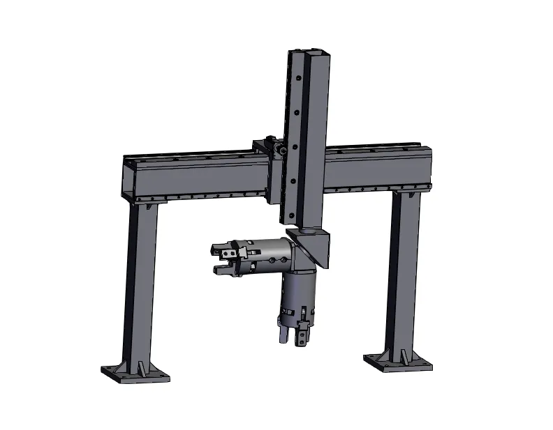 Z1244-加工中心上下料装置设计【含SW三维图】