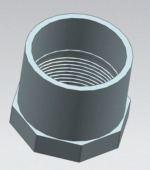 RT573-内螺纹管接头注塑模具设计【含UG三维图】